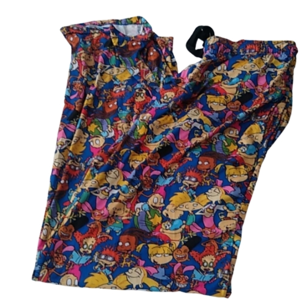 Nickelodeon Classic Shows Rugrats, Hey Arnold, Ren + Stimpy Lounge Pants, Medium